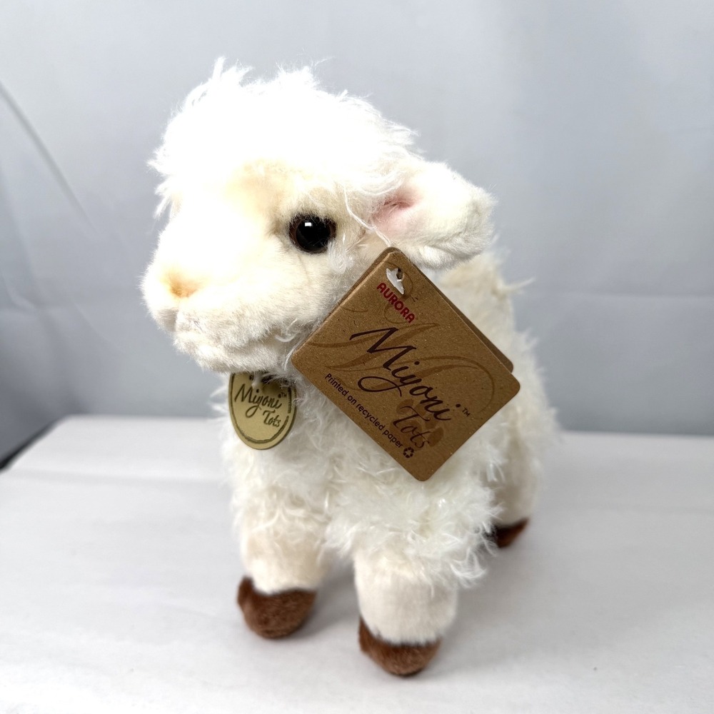 Aurora Miyoni Tots - 7" Baby Lamb 26208 Plush Stuffed Animal Toy / New